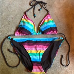 Aeropostale striped bikini
